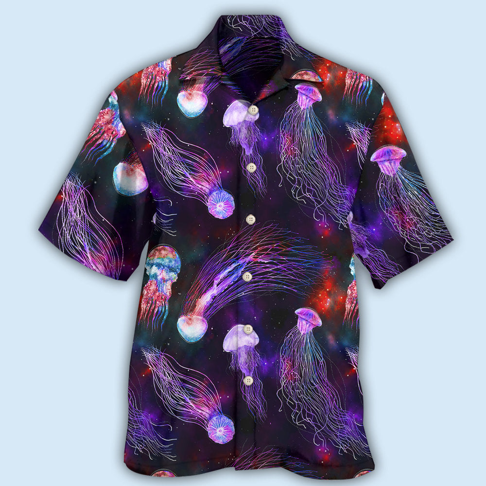 Creative Jellyfish Mysterious Hawaiian Shirt For Beach Days, Summer Outings, And Thoughtful Gift Giving