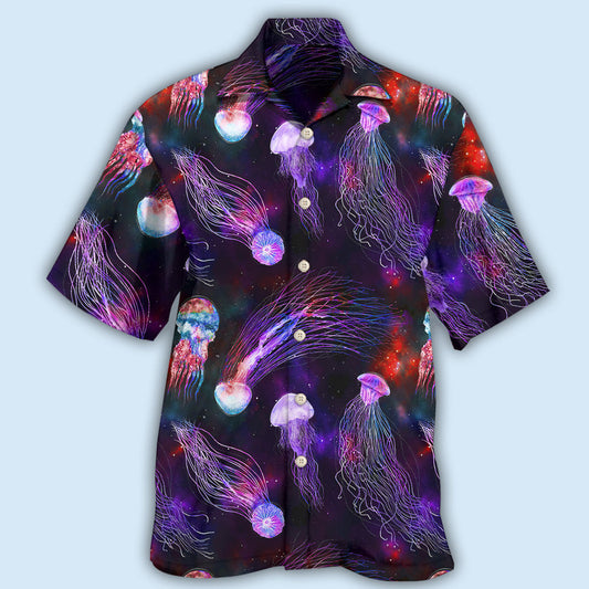 Creative Jellyfish Mysterious Hawaiian Shirt For Beach Days, Summer Outings, And Thoughtful Gift Giving