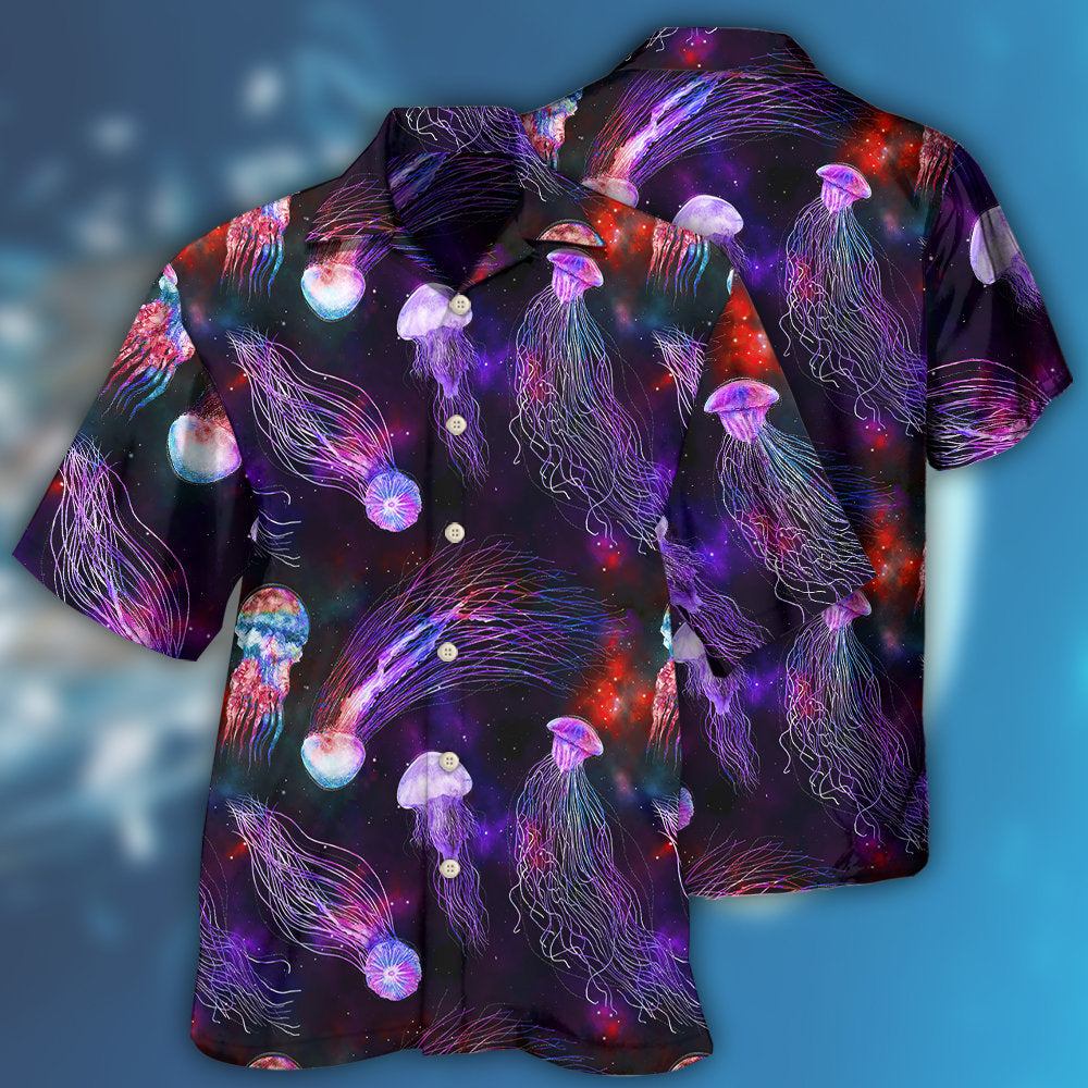 Creative Jellyfish Mysterious Hawaiian Shirt For Beach Days, Summer Outings, And Thoughtful Gift Giving