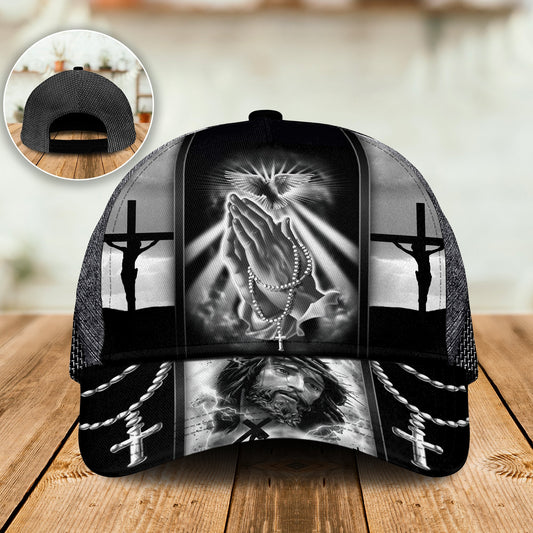 Jesus Black And White Classic Cap For Comfortable Casual Wear Holidays And Outdoor Trips