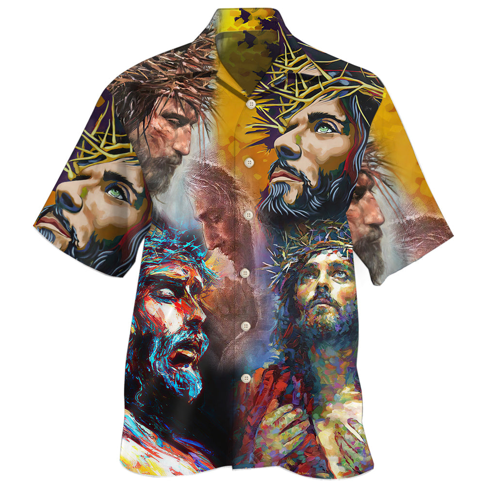Faith Inspired Savior Hawaiian Shirt For Resort Trips, Coastal Parties, And Warm Weather Style