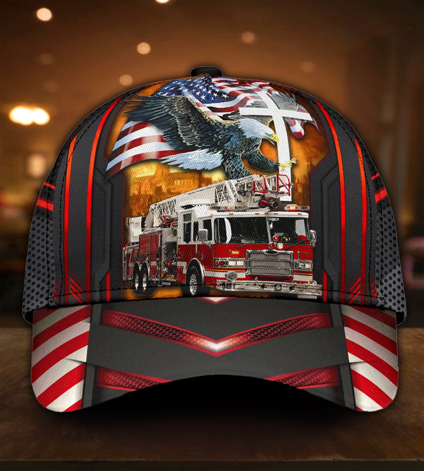 Faith American Eagle Firefighter Classic Cap For Everyday Accessories Festivals And Relaxed Outings
