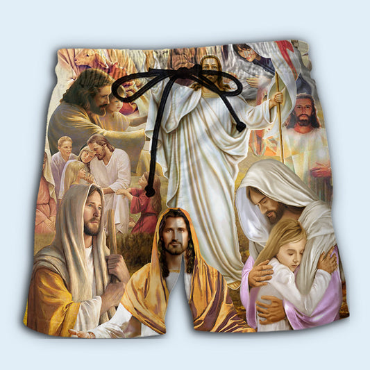 Faith And Hope Inspirational Warm Beach Shorts For Outdoor Adventures And Thoughtful Seasonal Gifts