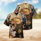 Camping Light Fires Beer Disappear Hawaiian Shirt Print Closeup For Island Holidays