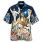 Faith Christmas Miracle Night Hawaiian Shirt Pattern View For Relaxed Warm Weather Outfits