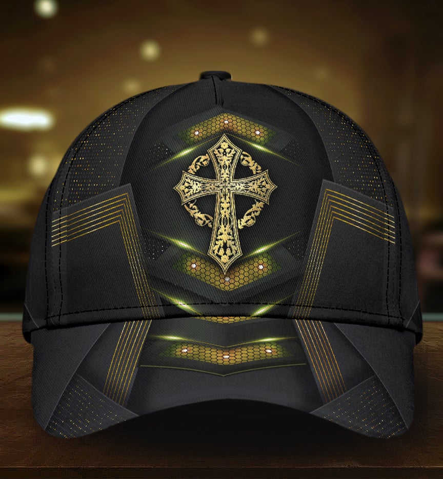 Jesus Cross Faith Symbol Classic Cap For Relaxed Daily Style Vacations And Festival Wear