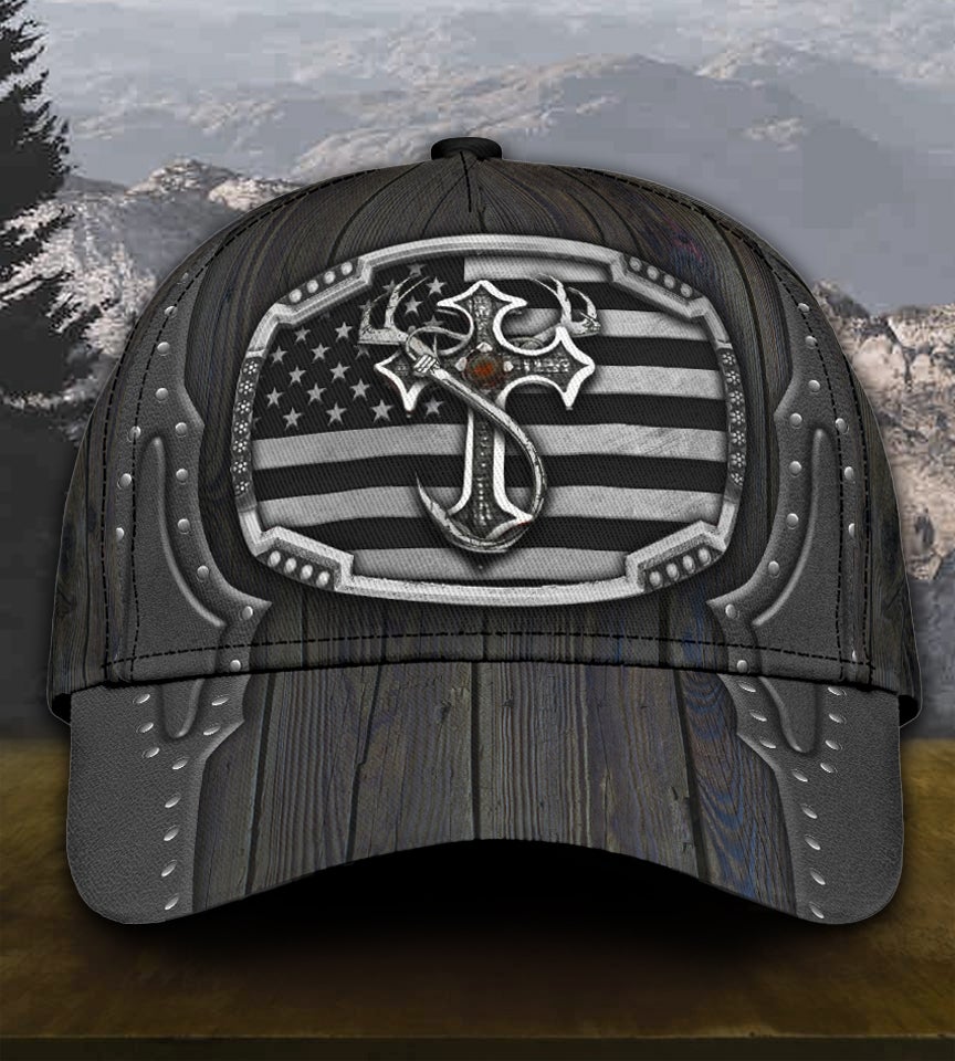 Jesus Hunting Fishing Outdoor Faith Classic Cap For Everyday Outfits Coastal Travel And Gift Giving