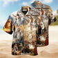 Faith Inspired Graphic Hawaiian Shirt For Summer Vacation, Beach Travel, And Casual Wear