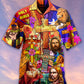 Floral Christian Faith And Lion Hawaiian Shirt With All Over Print For Tropical Getaways Outdoor Fun And Everyday Wear