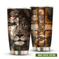 Jesus Lion Faith Over Fear Personalized 20 Oz Tumbler For Coffee Travel And Daily Drinks