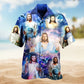Faith Earth Hawaiian Shirt For Coastal Travel, Casual Events, And Comfortable Summer Wear
