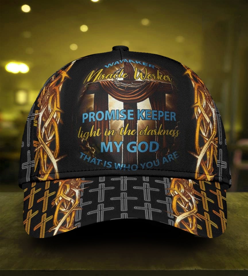 Jesus Miracle Worker Faith Classic Cap For Travel Adventures Weekend Wear And Casual Style