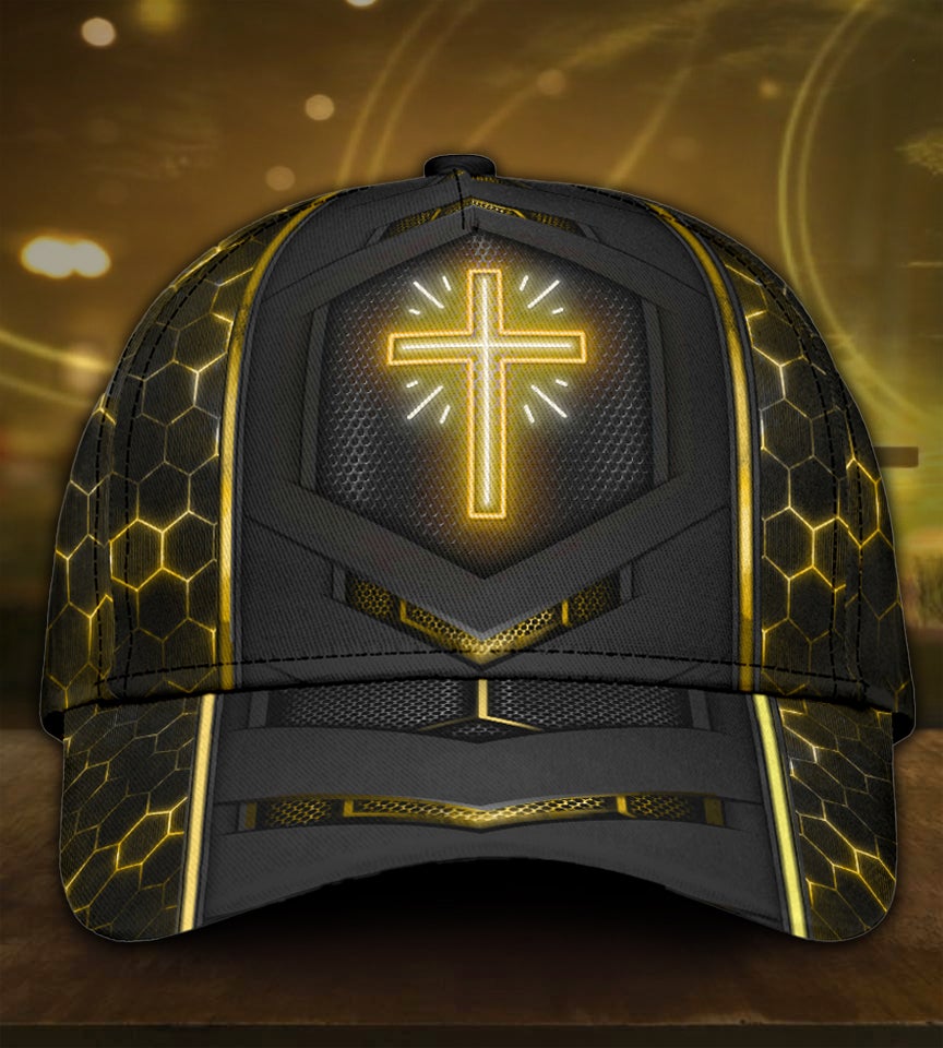 Jesus Neon Sign Faith Glow Classic Cap For Casual Gatherings Travel And Thoughtful Gift Giving