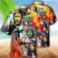 Lion Faith Peace Hawaiian Shirt Design View For Resort Travel And Thoughtful Gifting