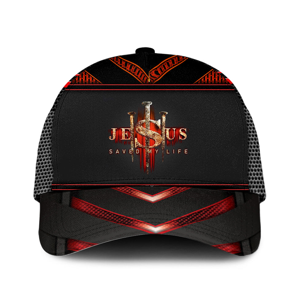 Faith Saved My Life Classic Cap For Summer Activities Vacations And Comfortable Daily Wear