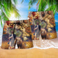 Jesus Animals Saved Inspired Beach Shorts For Poolside Relaxation And Summer Adventures