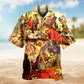 Tropical Funny Beer Bigfoot Stole Hawaiian Shirt Pattern Detail For Resort Wear