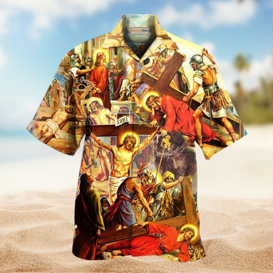 Tropical Funny Beer Bigfoot Stole Hawaiian Shirt Pattern Detail For Resort Wear