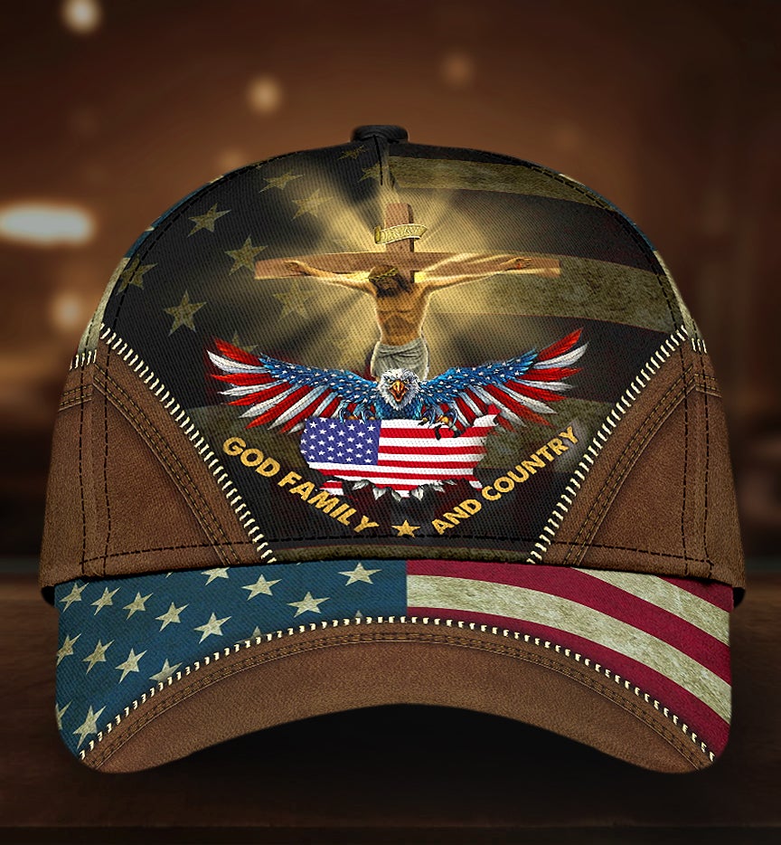 Faith Family Country American Classic Cap For Casual Events Beach Trips And Thoughtful Gifting