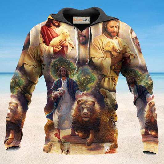 Jesus Saves Animal Life Hoodie For Faithful Expression Everyday Wear And Meaningful Gifting