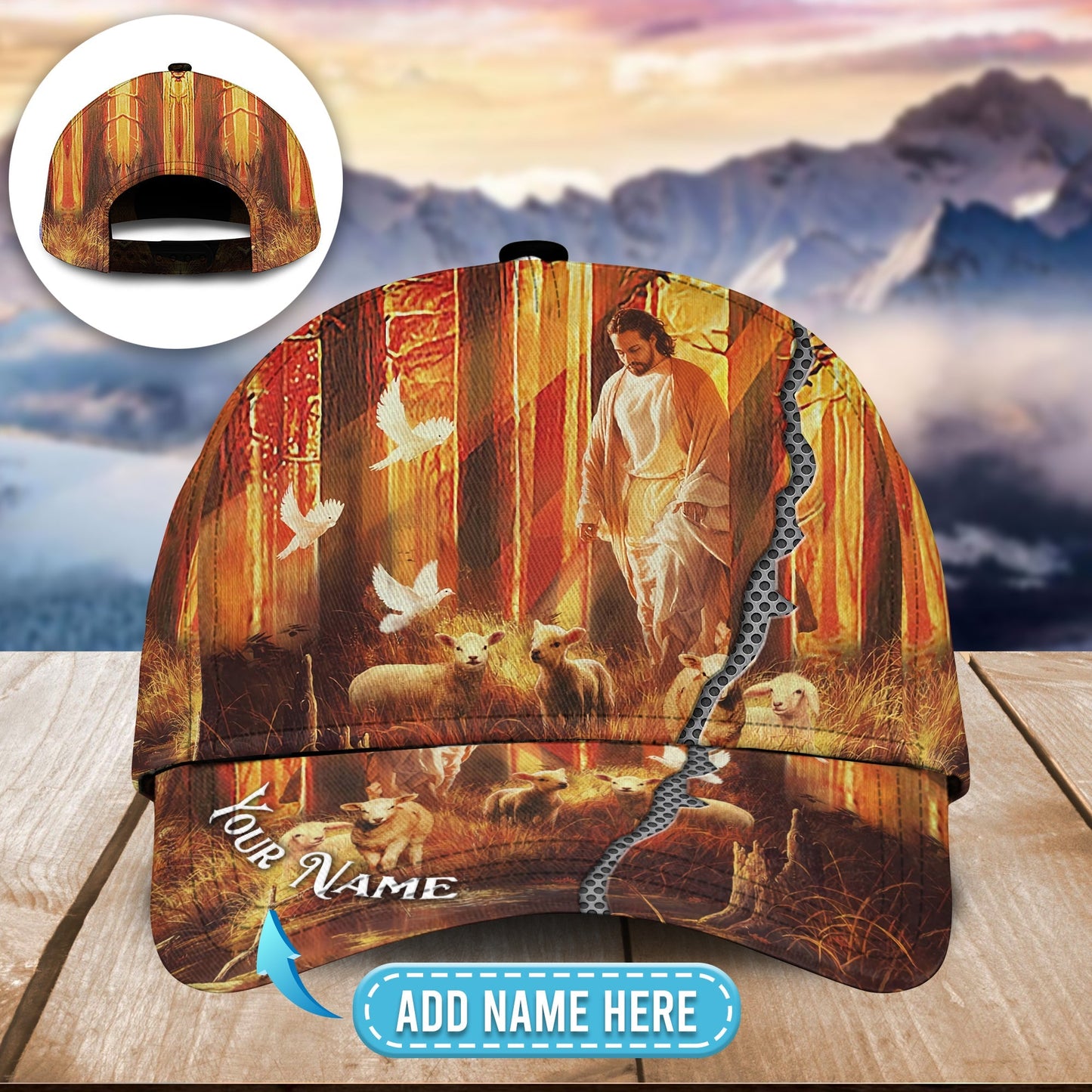 Faith Walking In Sunset Forest Personalized Classic Cap For Comfortable Casual Wear Holidays And Outdoor Trips