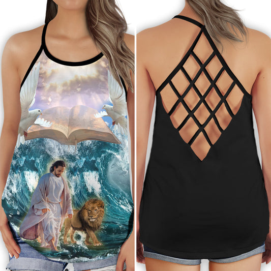 Faith Saves My Beautiful Life Hollow Tank Top For Yoga Workouts And Casual Wear