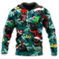 Black Jolly Cat Christmas Hoodie For Holiday Parties Weekend Outings And Cheerful Gift Giving