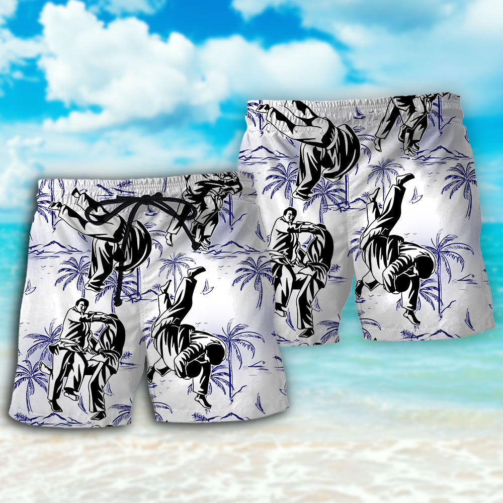 Judo Strength And Balance Beach Shorts For Sunny Holidays And Comfortable Daily Styling