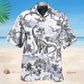 Creative Prehistoric Dinosaur Hawaiian Shirt For Tropical Holidays, Outdoor Gatherings, And Everyday Comfort