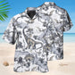 Creative Prehistoric Dinosaur Hawaiian Shirt For Tropical Holidays, Outdoor Gatherings, And Everyday Comfort