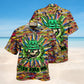 Just A Man Who Loves Fishing Skull Hawaiian Shirt For Summer Vacation Beach Travel And Relaxed Casual Wear