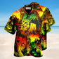 Just Awesome Colorful Lion Hawaiian Shirt For Tropical Travel Outdoor Parties And Relaxed Casual Wear