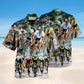 Cycling Just Enjoy The Ride Road Bicycle Hawaiian Shirt For Resort Travel Scenic Drives And Casual Summer Wear