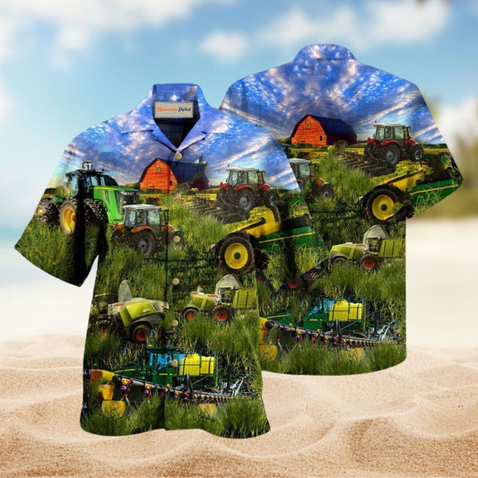 Just One More Tractor Hawaiian Shirt For Tropical Adventures Road Trips And Thoughtful Vehicle Gifts