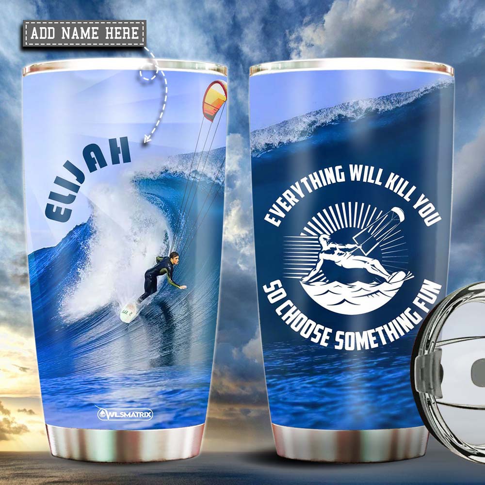 Surfing Adventure Extreme Sport Personalized 20 Oz Tumbler For Coffee Travel And Daily Drinks