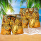 Kangaroo Animal Beach Shorts Pattern Detail For Island Trips And Easygoing Coastal Style