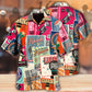 Summer Karaoke Party Fun Hawaiian Shirt For Coastal Travel, Casual Events, And Comfortable Summer Wear