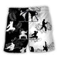 Karate Strength Tropical Floral Beach Shorts Design Detail For Coastal Escapes And Daily Wear