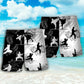Tropical Floral Karate Beach Shorts Pattern Detail For Island Trips And Everyday Comfort