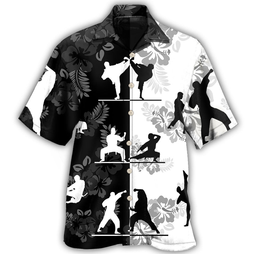 Karate Strength Martial Arts Hawaiian Shirt For Resort Trips, Coastal Parties, And Warm Weather Style