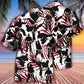 Tropical Karate Hawaiian Shirt With Detailed Graphic For Tropical Escapes Resort Wear And Outdoor Celebrations
