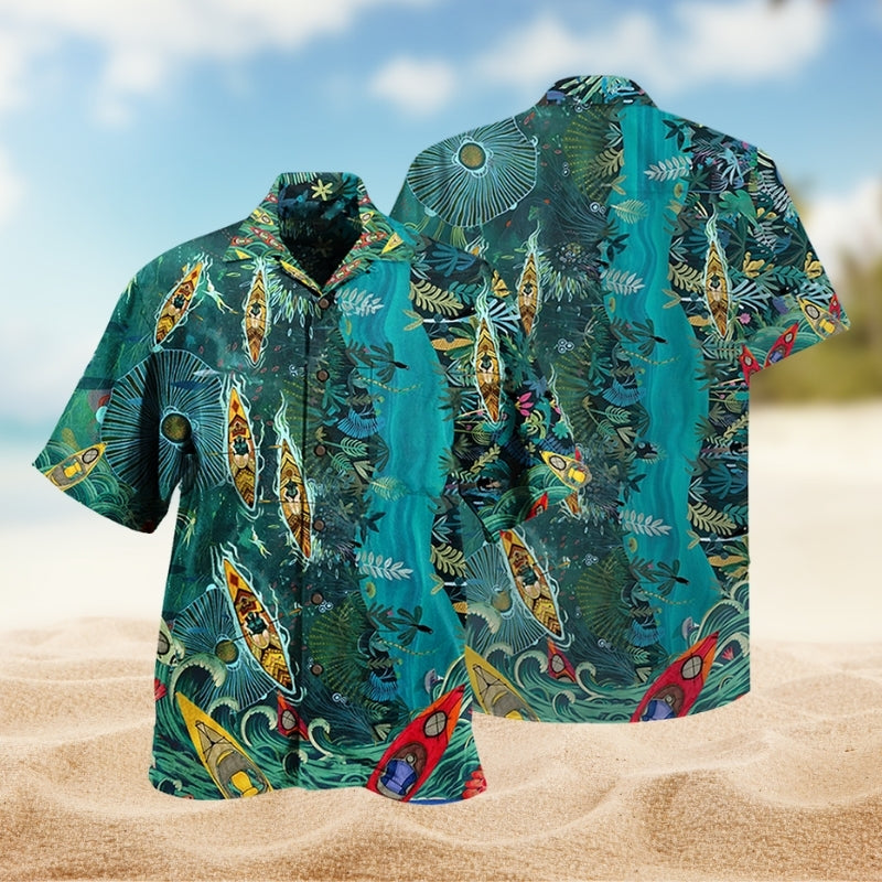 Kayaking Weekend Humor Hawaiian Shirt For Beach Days, Weekend Events, And Thoughtful Gift Giving