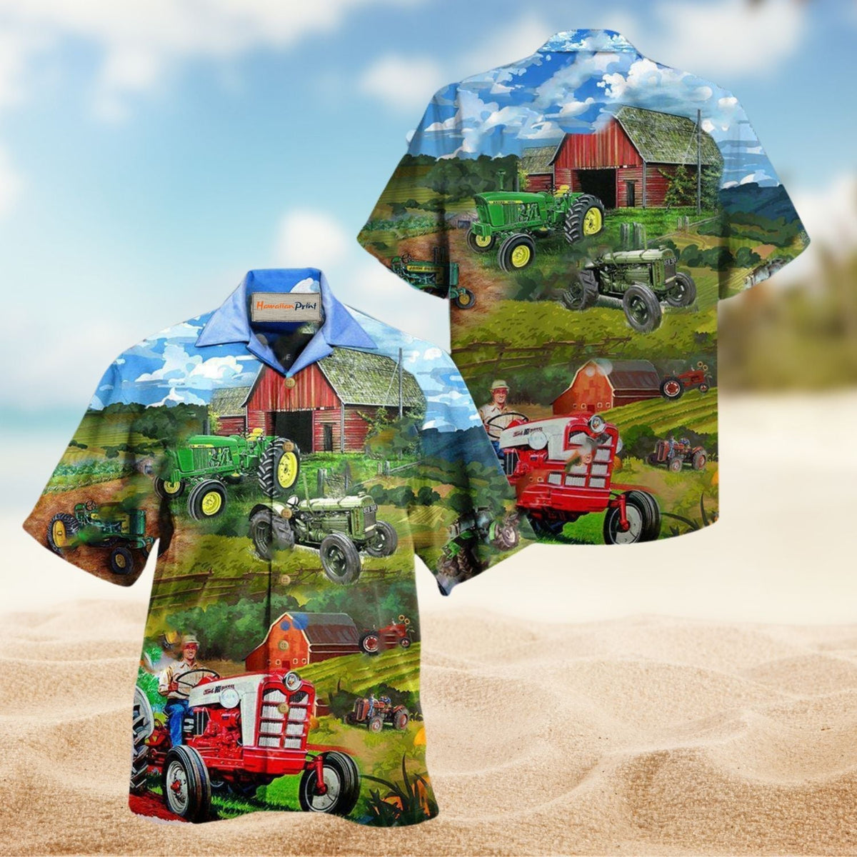 Proud Tractor Driver Hawaiian Shirt For Island Getaways Beach Parties And Comfortable Vacation Style