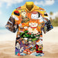 Cat And Sushi Hawaiian Shirt For Coastal Adventures Outdoor Gatherings And Casual Warm Weather Wear