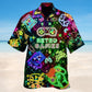 Classic Gaming Hawaiian Shirt For Coastal Adventures Outdoor Gatherings And Casual Warm Weather Wear