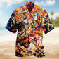 Music Saxophone Lover Hawaiian Shirt For Summer Gatherings Island Travel And Comfortable Casual Wear