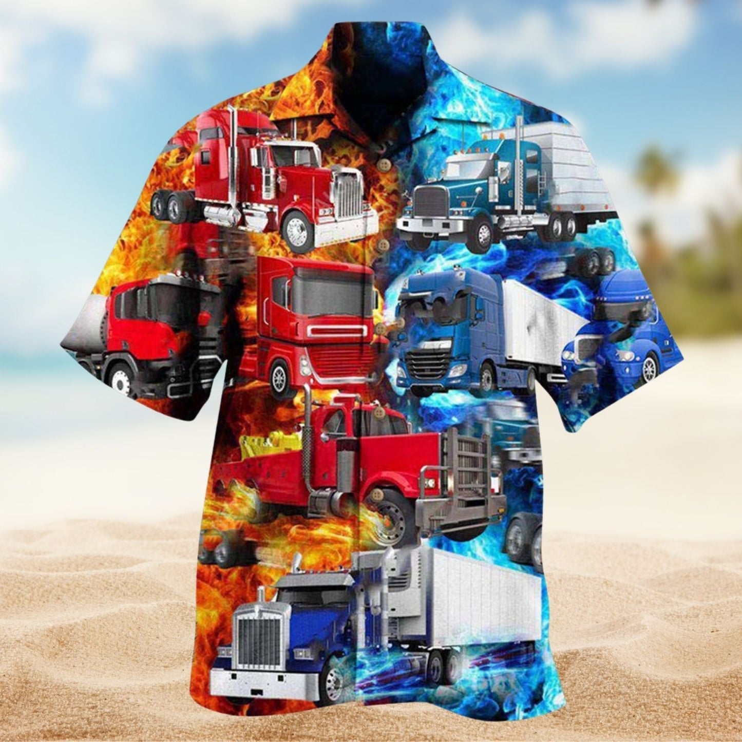 Proud Truck Driver Hawaiian Shirt For Vacation Adventures Beach Events And Relaxed Warm Weather Style