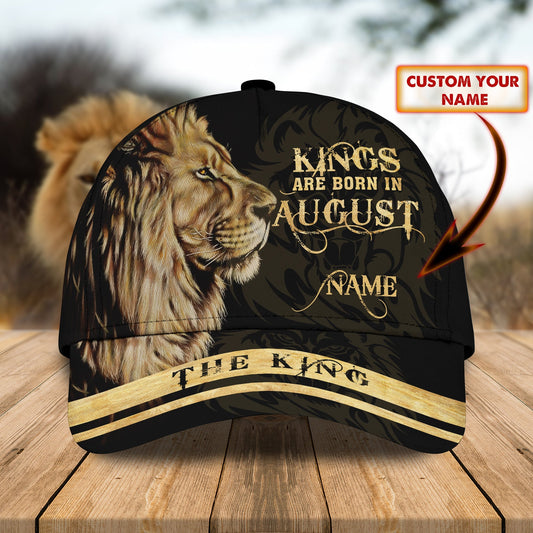 August Majestic Lion Personalized Classic Cap For Daily Styling Weekend Travel And Outdoor Activities