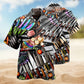 Vintage Bee Alert Beekeeper Hawaiian Shirt Relaxed Style View For Warm Weather Events