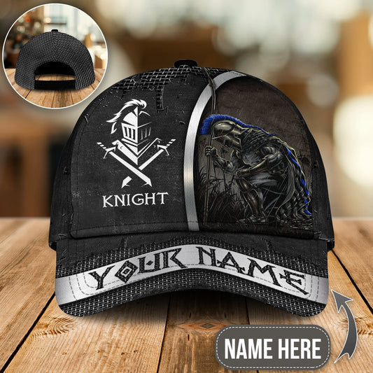 Medieval Knight Warrior Black Vintage Personalized Classic Cap For Casual Styling Holiday Travel And Weekend Adventures